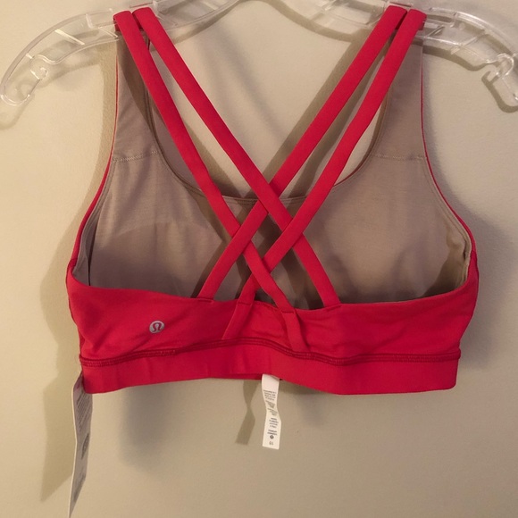 NWT Lululemon 10 Energy Bra Bon Bon Pink Criss Criss Straps - Picture 9 of 12
